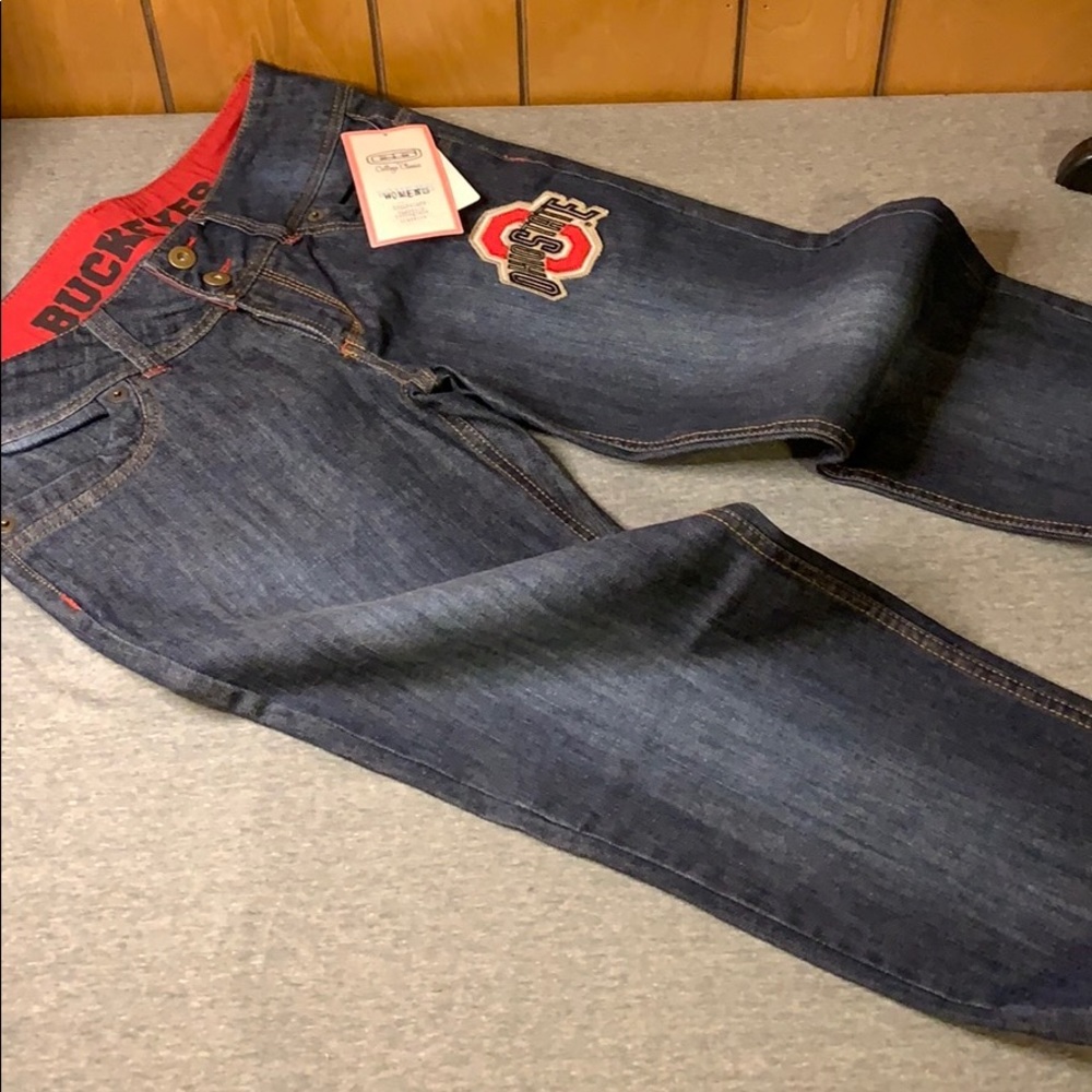 NWT Ohio State Buckeye Jeans-Sz7